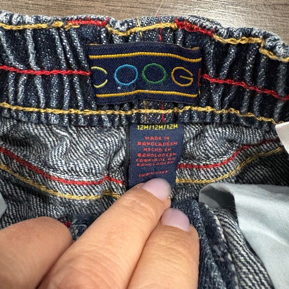 2-pack infant COOGI jeans 3/6 months and 12 months - Picture 7 of 8
